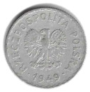 1 Zlot 1949 Poljska (Poland) avers