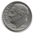1 dime 1967 Sjedinjene Američke Države (United States) avers