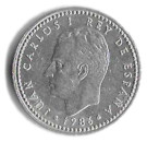1 peseta 1986 Španjolska (Spain) avers