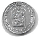 10 helera 1967 Čehoslovačka (Czechoslovakia) avers