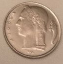 5 franaka 1980 Belgija (Belgium) avers